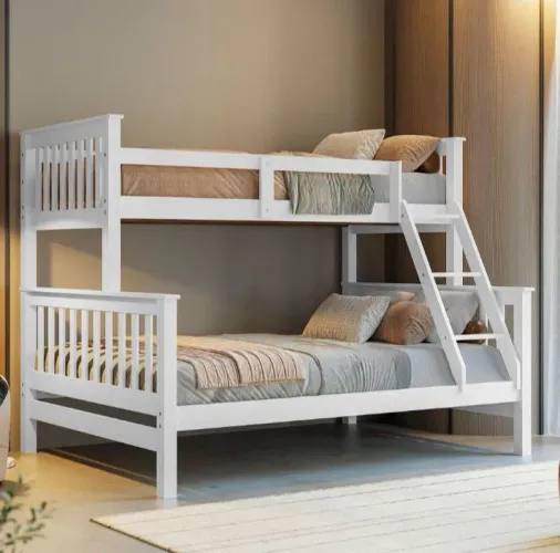 Beliche cama de casal e solteiro podendo ser separados 