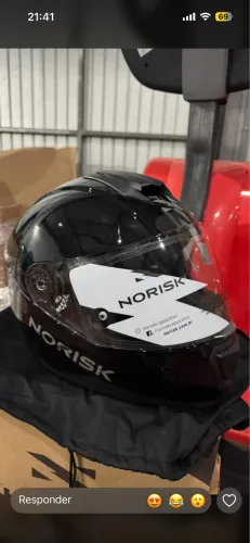 Capacete Norisk Razor Black Edition Viseira E
