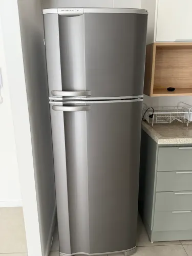 Geladeira Electrolux Frost Free Duplex 346 Litros Inox DF38X - Usada