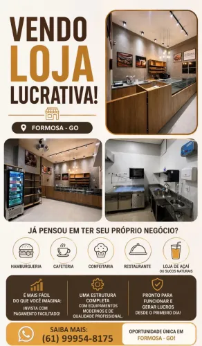 Loja para Cafeteria/Padaria à Venda
