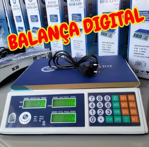 Balança Digital Nova Disponível Garantia + ENTREGA RÁPIDA