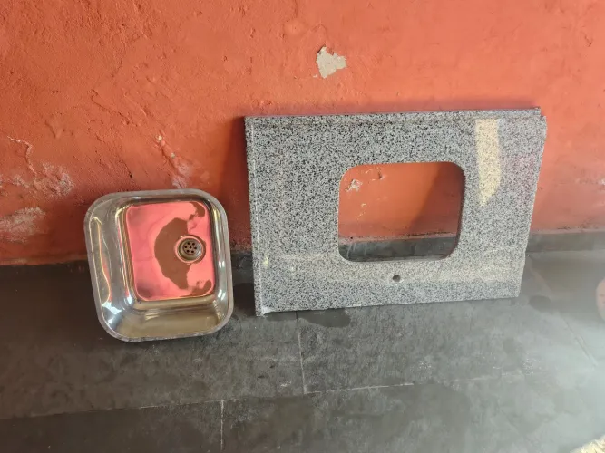 Cuba de Inox + Bancada de Granito