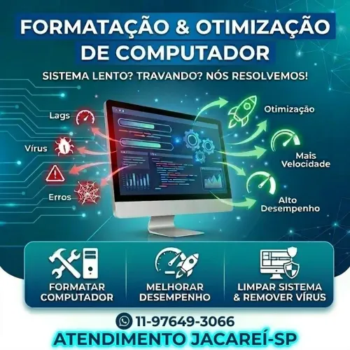 Formatação de computadores e suporte