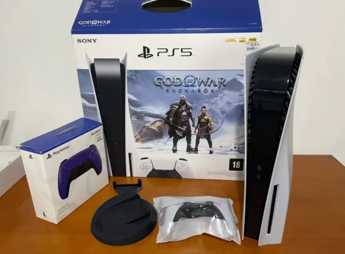 PlayStation 5 com Leitor