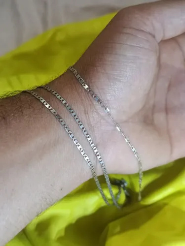 Corrente + pulseira de prata por 160 valor negociável