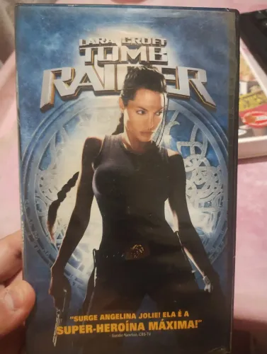 Filme VHS Lara Croft TOMB RAIDER com Angelina Jolie