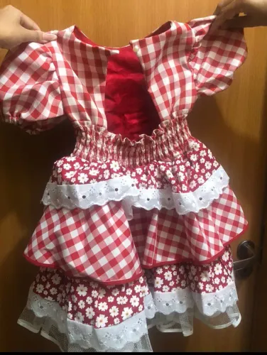 Vestido de caipira infantil