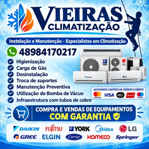 Venda, instalação e manutenção de equipamentos
