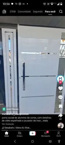 Portao de aluminio