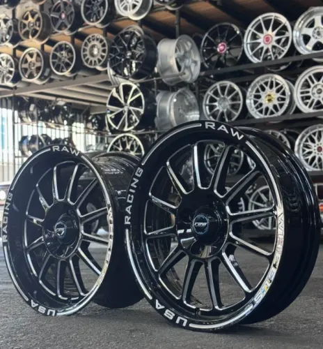 Rodas RAW mult aro 15 Furação 4x100 Tala 4 e 7