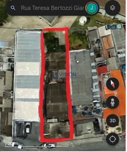 Área/Terreno com 302 m² para venda - Jardim Dracena - S. Paulo