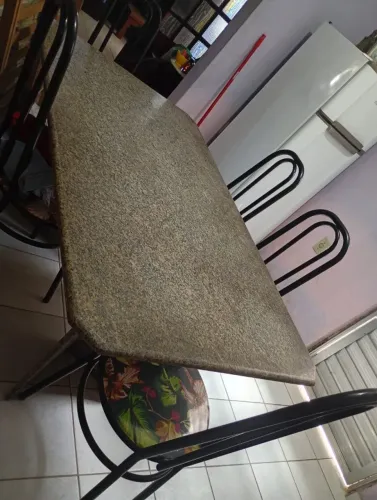 mesa de 6 lugares de graniso