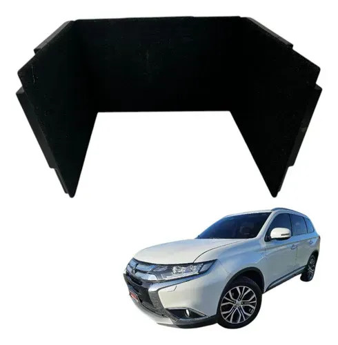 Acabamento Porta Malas Mitsubishi Outlander 2016 2019 Preto