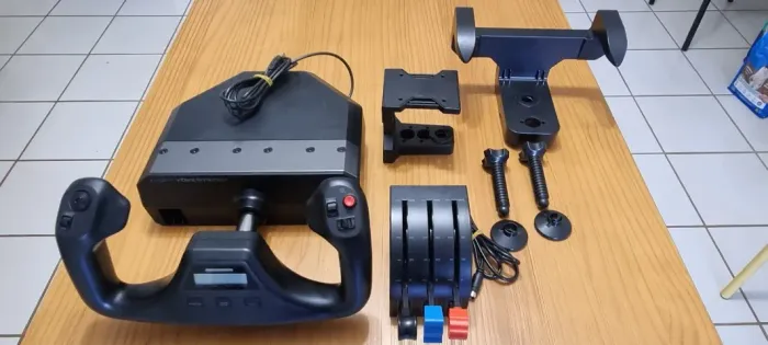 Logitech Flight Yoke System - Manche e manetes/throttle quadrant para simulador de voo