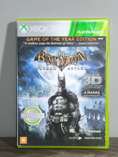 Jogo original Batman Asylum Xbox 360
