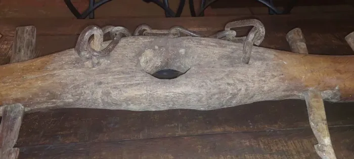 CANGA DE BOI ANTIGA PEÇA RARA PERÍODO DE 1920