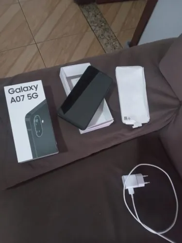 Sansung Galaxy A07 5G, com um mês de uso. 8 GB de memória RAM, 128 GB de memória interna