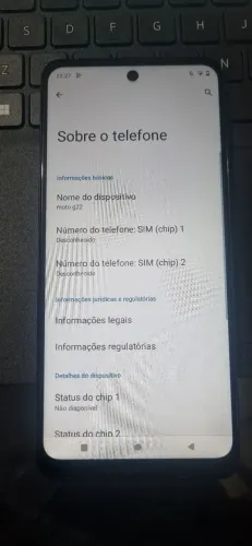 Celular Moto g22