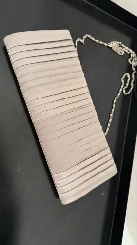 Bolsa para festa cor cinza