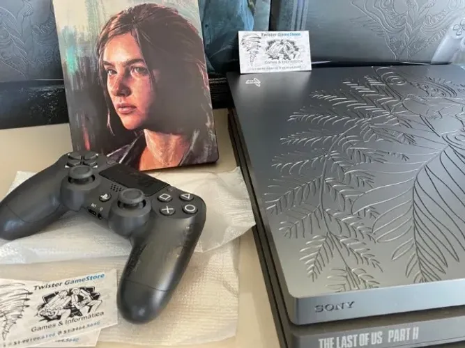 Ps4 PRO Edição Limitada The Last Of Us 2 HD 1TB - Pode Desbl 12.0 Playstation 4 Somos Loja