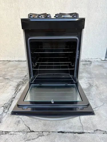 Fogão 4 Bocas Electrolux Prata Automático com Mesa de Vidro e Porta Full Glass
