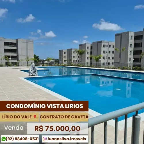 Condomínio Vista dos Lírios - Imóvel para venda com 2 quartos em Lírio do Vale - Manaus -