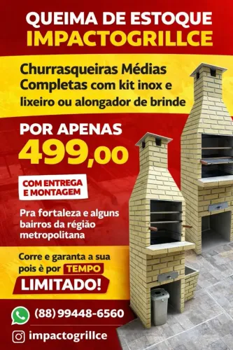 churrasqueiras médias