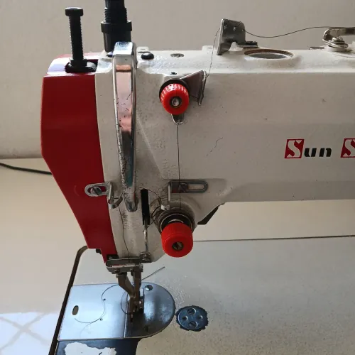 Maquina de costura direct drive transporte duplo
