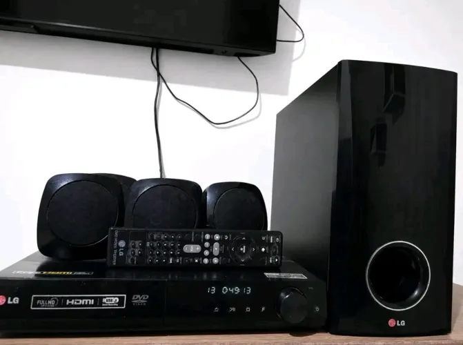 HOME THEATER LG 5.1 CANAIS COMPLETO