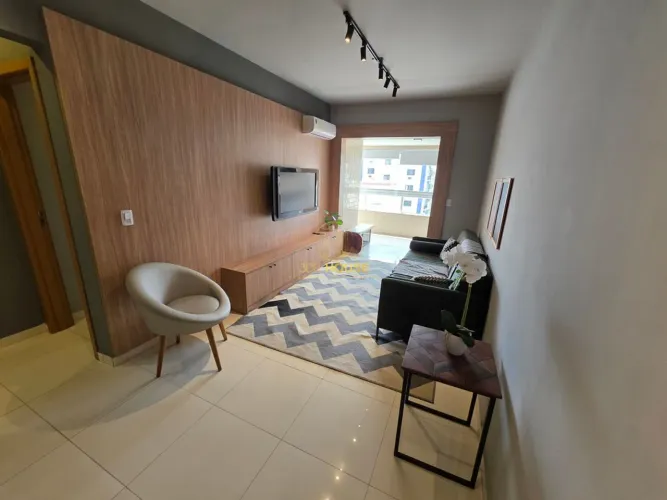 Apartamento Mobiliádo com 02 suítes e 02 vagas, bairro Aviação - Praia Grande