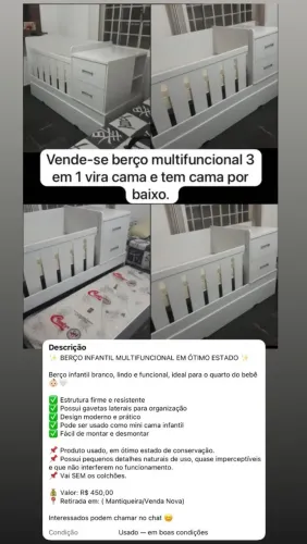 Berço infantil