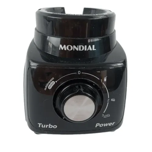 BASE COM MOTOR PARA LIQUIDIFICADOR MONDIAL L99FB TURBO POWER 550W 110V FUNCIONANDO - USADO
