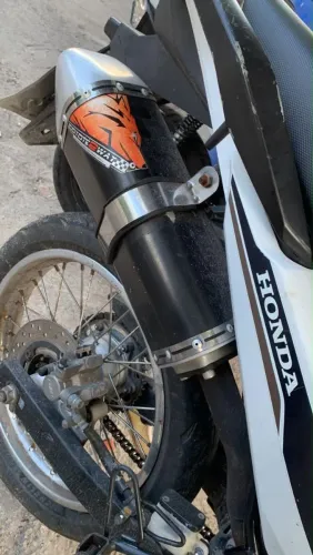 Vendo escapamento pra moto bros coiote 