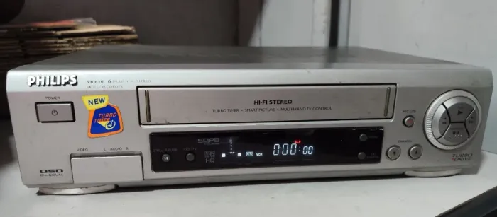 Vídeo Cassete Philips Vr 610 6 Cabeça Bom Estado LEIA O ANUNCIO