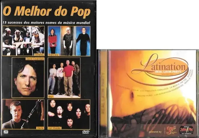 Kit DVD: O Melhor do Pop (c/ Thalia) + CD: Latination (c/ Carlos Vives; Paulina Rubio)