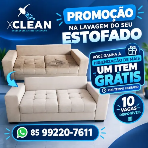 Higienização de Estofados em Fortaleza