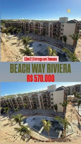 Beach Way Riviera | 53m2 | O mais barato, apenas R$ 570.000. Entrega dezembro de 2026