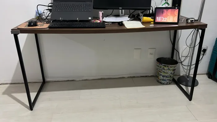 Mesa escritório modelo industrial 