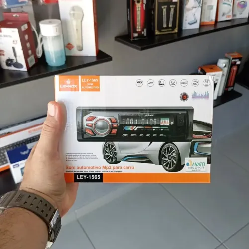 Som automotivo para carro mp3 Bluetooth 