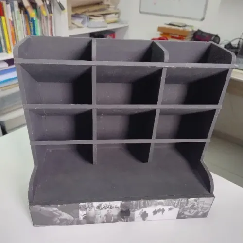 Porta-lápis em MDF Preto