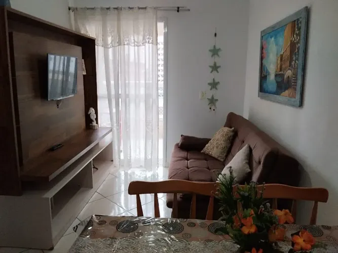 Apartamento para venda com 70 metros quadrados com 1 quarto em Aviação - Praia Grande - Sã