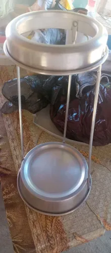 Coador de Café de Alumínio com Suporte Novo Resistente Ideal para Fazer Café Grande