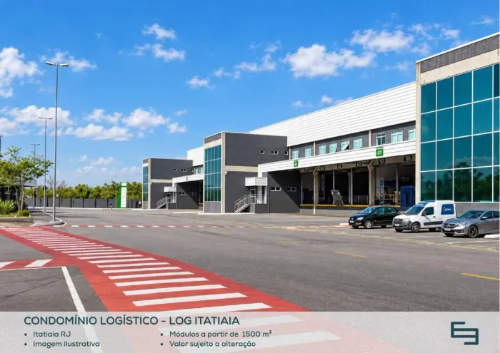 Galpão para alugar em Itatiaia/RJ com 1.484,34 m² e 4 docas