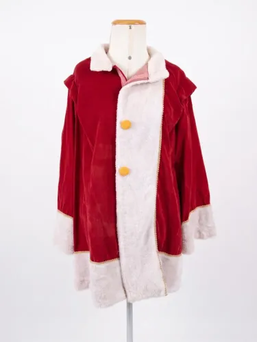 Roupa de papai noel em veludo
