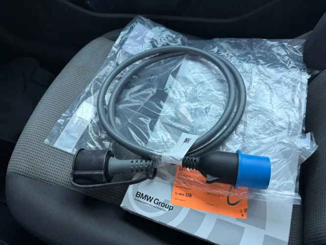 Cabo carregamento industrial original BMW para carros elétricos