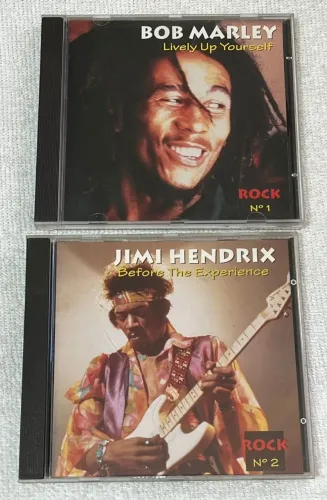 CDs Bob Marley e Jimi Hendrix