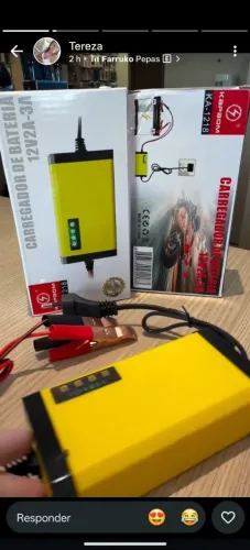 Bateria externa para carro e moto. Cansou de ficar na mão!<br>