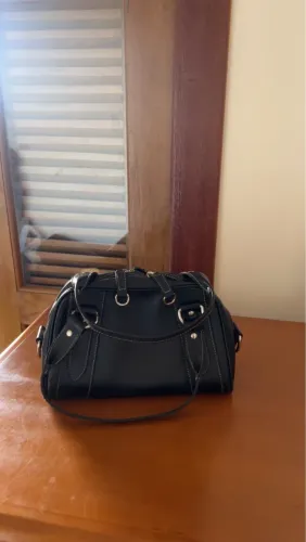 Bolsa de couro legítimo desapego