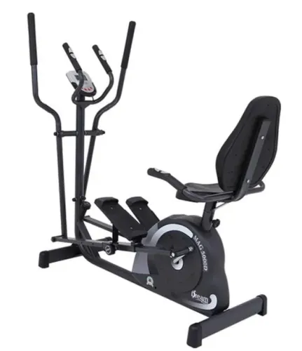 FITNESS Bicicleta Ergométrica Horizontal e Elíptico Magnético