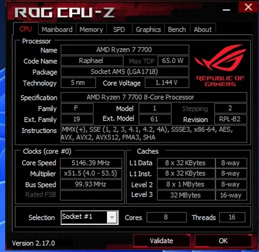 Ryzen 7 7700